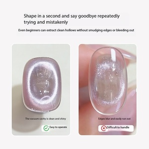 Herramientas Profesionales para Arte de Uñas UV con Fácil Instalación, Imán Circular 3D Ojo de Gato Súper Fuerte de Doble Cara - Nuevo Diseño para Salón y Uso Personal - Product Image 2