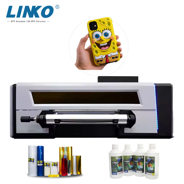 2026 LINKO New Durable A2 UV Inkjet Printer for Glass Acrylic Sheet Printing Elegant Visual Positioning Uv-dtf-printer