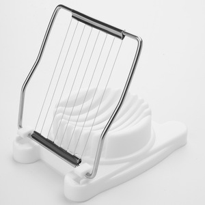 Cortador de huevos de alambre de acero inoxidable de mano cuadrado para cortador de huevos duros - Product Image 4