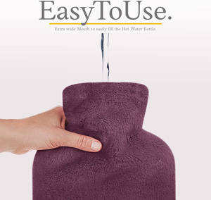 Botella <span class=keywords><strong>de</strong></span> <span class=keywords><strong>agua</strong></span> caliente con cubierta suave <span class=keywords><strong>Bolsa</strong></span> <span class=keywords><strong>de</strong></span> <span class=keywords><strong>agua</strong></span> caliente <span class=keywords><strong>para</strong></span> aliviar el dolor Cuello y hombros <span class=keywords><strong>Pies</strong></span> <span class=keywords><strong>Bolsa</strong></span> más cálida Calambres menstruales Gran regalo - Product Image 3