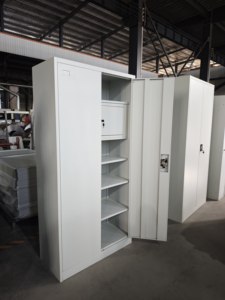 Lemari Baja Desain Baru, Lemari Baja untuk Pakaian, Almari Kamar Tidur, Furnitur Logam, Lemari 2 Pintu, Loker - Product Image 6