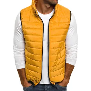 Wholesale Sleeve less men bubble jacket top new model fashion wear and street wear cult jacket men Party wear clothes