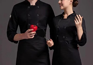 Vêtements de chef <span class=keywords><strong>professionnel</strong></span> pour hommes, manches longues, uniforme de <span class=keywords><strong>cuisine</strong></span>, vêtements de travail, veste de serveur, tenue de restaurant, bar, personnel - Product Image 6
