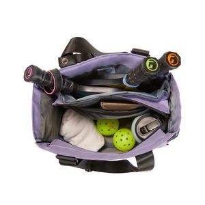 Sac de transport isotherme élégant et luxueux pour balles de pickleball, personnalisable, avec bandoulière – Échantillon gratuit - Product Image 3
