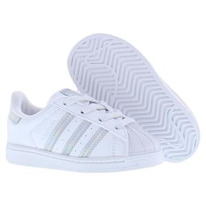 Zapatillas Adidas Superstar Elastic para Bebé y Niño Pequeño Blanco Plata Dawn - Product Image 4