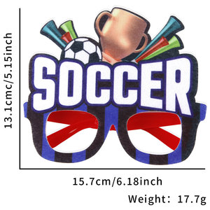 Lunettes en papier pour le Tournoi Mondial <span class=keywords><strong>de</strong></span> Football 2026 – Thème Amusant Football pour Soirées <span class=keywords><strong>de</strong></span> Regardage, Célébrations des Fans et Événements Promotionnels - Product Image 6
