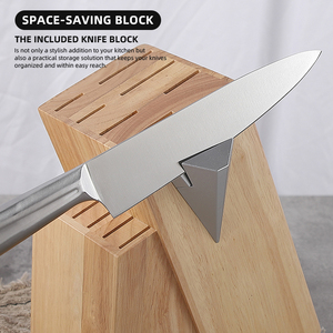 Набор кухонных ножей из нержавеющей стали - Product Image 4