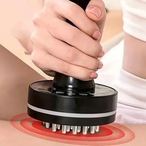 Appareil de massage électrique Gua Sha chauffant et vibrant pour les épaules et le cou, avec brosse de raclage et ventouses - Product Image 5