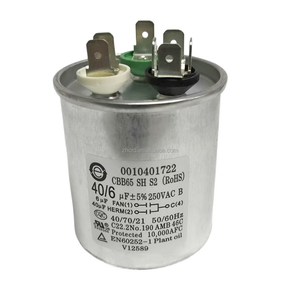 Ce chứng nhận <span class=keywords><strong>cbb65</strong></span> 40 + <span class=keywords><strong>6UF</strong></span> 450V <span class=keywords><strong>AC</strong></span> động cơ chạy tụ điện điện áp cao thinfilm tụ cho máy giặt máy nén nhà máy - Product Image 2