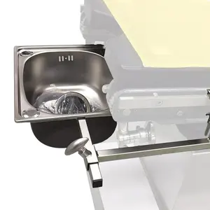 Krankenhaus oder Klinik Filth Basin Set mit Rohr für Geburtshilfe Tisch Gynäko logische Bett Urologie Chirurgie Stuhl