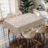 Nappe Moderne Rectangulaire à Motifs en PVC pour Cuisine et Salle à Manger