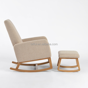 Sillón Giratorio para Cuarto de Lactancia, Cómodo Sillón Mecedor para Sala de Estar o Cuarto de Bebé - Product Image 3