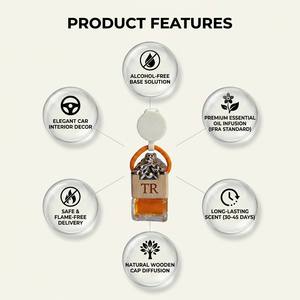 Refined <b>Car</b> Hanging Perfume <b>Bottle</b> High Shine Finish For Luxury Gift Boutique Wholesale Factory Direct Price Premium Set Gift - Product Image 3