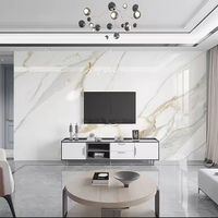 Encimera de Cocina de Material de Mármol, Paneles de Pared de Mármol con Alto Brillo UV, Panel de Plástico Flexible Tipo Piedra, Panel de Separación para Baño