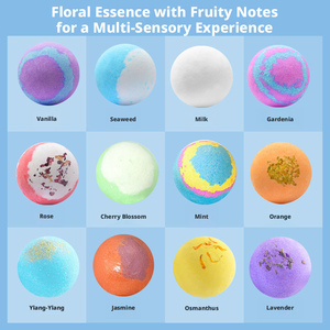 Bath Bombs Gift Set Toy Bath Salt Bath Salt Sea Salt Loofah Surprise Decompression Toy Foam Ball Gift Box - Product Image 2