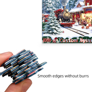 Cá nhân hoá các tông Câu Đố Tùy chỉnh hình ảnh in Giáng sinh ghép hình câu đố 1000 miếng rompe cabezas Câu Đố ghép hình cho người lớn - Product Image 4