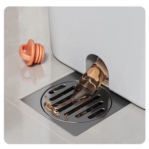 Vadrouille rotative réutilisable à 360 ° en acier inoxydable + PP + microfibre avec poignée télescopique pour sols carrelés - Product Image 6