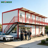 Wecheer Maisons conteneurs modernes pour bureaux et hôtels, maisons conteneurs préfabriquées pour installations modulaires