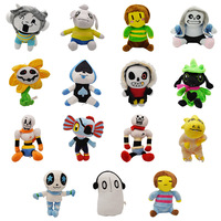 Peluche Undertale Sans, Poupée de jeu, Jouet squelette, Rembourrage en coton PP, 20 cm, Unisexe, Noël, Vente en gros