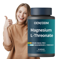 Capsules de L-Thréonate de Magnésium OEM ODM Marque Privée pour la Santé Cérébrale et le Soutien Cognitif – Prix d'Usine en Gros, Formule Personnalisée