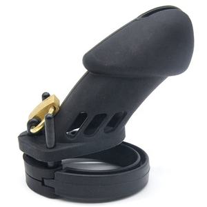 Silicone mâle Cock <span class=keywords><strong>Cage</strong></span> dispositif de chasteté jouet sexuel pour hommes adultes pour l'exercice du pénis - Product Image 1