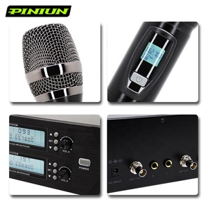 Système <span class=keywords><strong>sans</strong></span> <span class=keywords><strong>fil</strong></span> microphones Professional Mic karaoké église chantant tiktok <span class=keywords><strong>micro</strong></span> uhf microphone 8 canaux - Product Image 6
