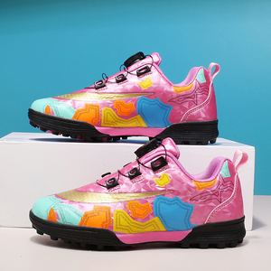 Chaussures <span class=keywords><strong>de</strong></span> Football pour enfants, <span class=keywords><strong>taille</strong></span> <span class=keywords><strong>28</strong></span>-39, vente en gros, boutons pivotants pour l'extérieur et l'intérieur - Product Image 3