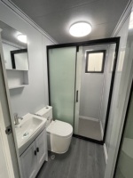 Unité de toilettes et de douche mobiles préfabriquées à assemblage rapide de qualité supérieure pour les interventions en cas de catastrophe et le camping