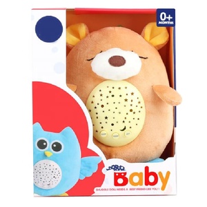 Đồ Chơi Nhồi Bông Âm Nhạc Máy Chiếu Bầu Trời Đầy Sao Ánh Sáng Ban Đêm Hình Động Vật Đồ Chơi Làm Dịu Giấc Ngủ Cho Trẻ Sơ Sinh - Product Image 3