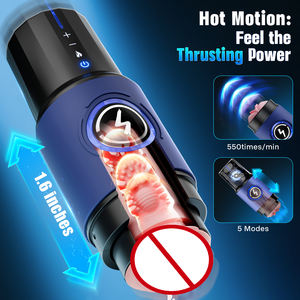 เครื่องสำเร็จความใคร่ด้วยตัวเองสำหรับผู้ชายเครื่องสโตรคเกอร์พร้อมระบบทำความร้อน360 ° 5สปีดสำหรับผู้ใหญ่มอเตอร์ไร้แปรงเงียบ - Product Image 2
