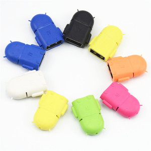 Micro <b>Usb</b> To <b>Usb</b> <b>Adapter</b> Otg Connector For Mobile Phone Data Transfer Charging Abs Material - Product Image 2
