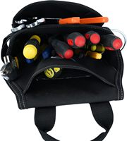 Cinturón de herramientas MELOTOUGH con tirantes, bolsa de herramientas, tirantes para encuadernadores, delantal, cinturón de herramientas para construcción, bolsa para herramientas