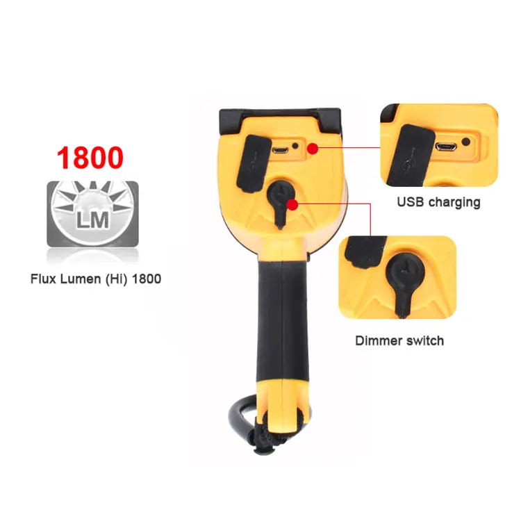 Sạc Ánh Sáng Tìm Kiếm Cầm Tay Sạc Mini Đèn Pin Led Torch Ánh Sáng