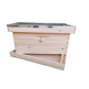 beekeeping wooden box langstroth 10 frame beehive