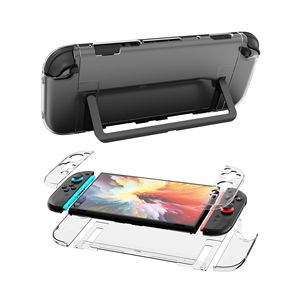 Étui de protection pour console Switch2 et manettes - Demi-étuis gauche/droite séparés avec améliorateur de préhension transparent (matériau PC) - Product Image 1