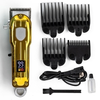 Nouvelle tondeuse à cheveux électrique rétro pour hommes, tondeuse rechargeable pour salon, affichage numérique à cristaux liquides, tondeuse sans fil pour barbier