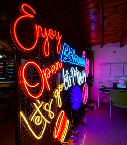 Custom Crystal LED Backlit IP67 Rated Business Signage for Bars & Stores Flexible Neon Open Light - Product Image 3
