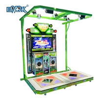 Jeu d'arcade de danse Dance Dance Revolution de 47 pouces, jeu sportif pour deux joueurs, machine à danser avec musique dynamique