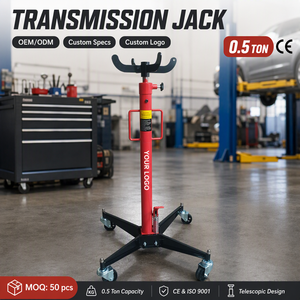 Cric de transmission hydraulique réglable en hauteur 1 tonne, support de levage de boîte de vitesses, plage 850-1900 mm, pour garage et atelier, OEM CE - Product Image 6