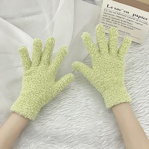 ถุงมือมหัศจรรย์สำหรับผู้ใหญ่ถุงมือ2024สำหรับฤดูหนาว21ซม. ปะการังกำมะหยี่น่ารักและนุ่มอบอุ่นถักนิตติ้งสำหรับเล่นสกีหน้าจอสัมผัสการใช้งานใหม่ - Product Image 4