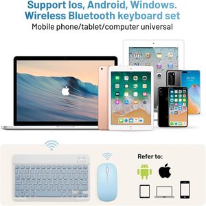 Juego de ratón <span class=keywords><strong>Bluetooth</strong></span> Klavye Teclado Y Mouse Inalambrico ratón <span class=keywords><strong>Bluetooth</strong></span> y teclado con ratón para trabajo de oficina Combo - Product Image 4