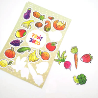Paquet d'autocollants Kawaii pour fille mignonne, étiquette assortie pour Journal, bouteille d'eau, 100 paquets