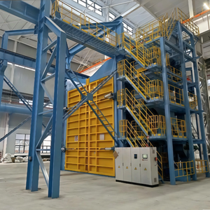 Dễ dàng để cài đặt kết cấu thép tự động móc áo bắn nổ máy để làm sạch kim loại sandblaster phun cát tuabin - Product Image 2