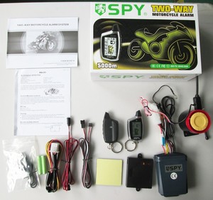 SPY 2 Zweiwege-LCD-Fernmotor Starten Sie das RFID-Motorrad alarmsystem mit hoher Sichtbarkeit für verbesserte Sicherheit - Product Image 6
