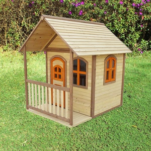 Migliore Qualità Cubby Casa In Legno per Esterni Playhouse di Promozione Impermeabile Canadese Pittura In Legno di abete Telaio A Muro Articolo Set Tetto - Product Image 6