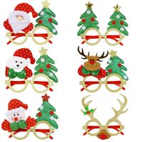 Lunettes de Noël Bonhomme de Neige avec Sapin, Lunettes de Fête Adorables pour Adultes et Enfants, Idéales pour les Réunions de Famille et Cadeau de Noël