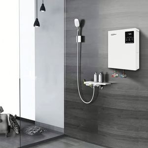 220V 9Kw-13Kw Calentador De Agua eléctrico sin tanque LED Temperatura Toda la casa Multipunto Mini Calentador De Agua para el hogar Hotel - Product Image 6