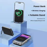 Nouvelle batterie externe sans fil magnétique au lithium 10000 mAh avec câble, charge rapide 35W, USB-C, matériau ABS+PC, modèle M01 CN