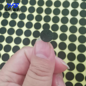 Bjs Black EVA Foam Sticker Round Single Sided Adhesive High Temperature Resistant For Electronics - Product Image 4