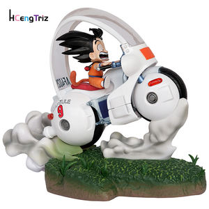 Figurine d'anime en PVC de 21 cm <span class=keywords><strong>Dragon</strong></span> Balls Super Saiyan Son Goku, scène de voiture et de moto, jouet de collection japonais DBZ Hcengtriz - Product Image 6